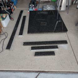 Black Granite Pieces 