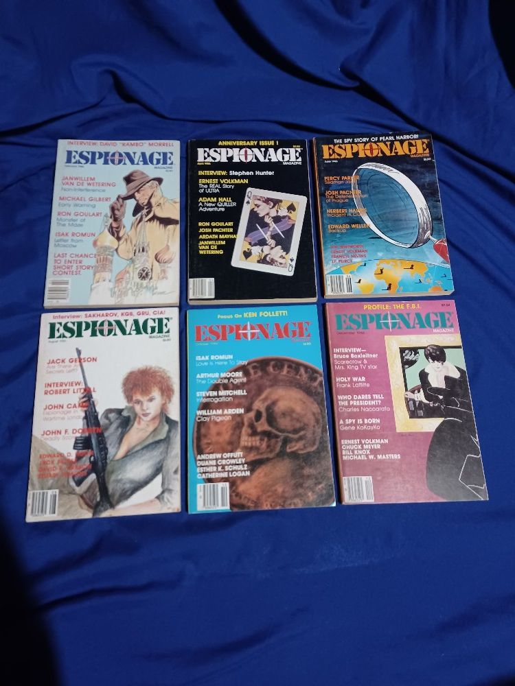 1986 Espionage Magazine Lot