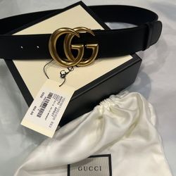 Double G Gucci Marmont Belt