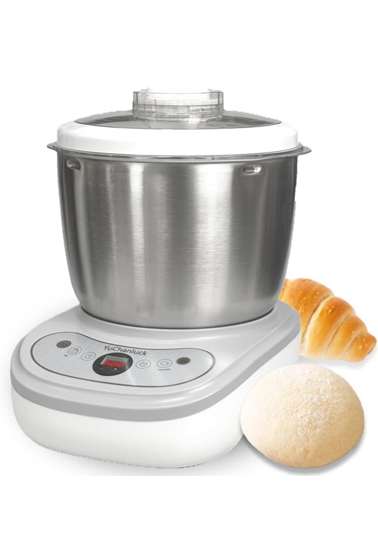 Dough Mixer with Ferment Function,Dough Maker with 6.6Qt Large Capacity,Household Bread Mixer for Pizza, Roti, Dumplings, and Sourdough Kneading Machi