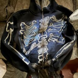 Travis Scott Skeleton Fragment Hoodie 