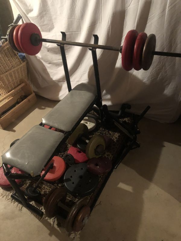 New And Used Bench Press With Weights For Sale In Aurora Il Offerup