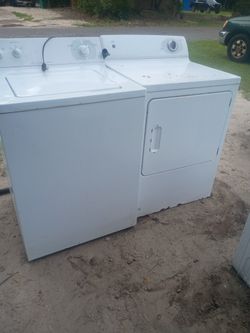 Big Tub Washer And Dryer Working