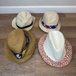 Boho BUNDLE (4) Straw Women's Summer Hat, OS