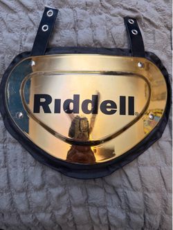 Riddell Backplate Gold