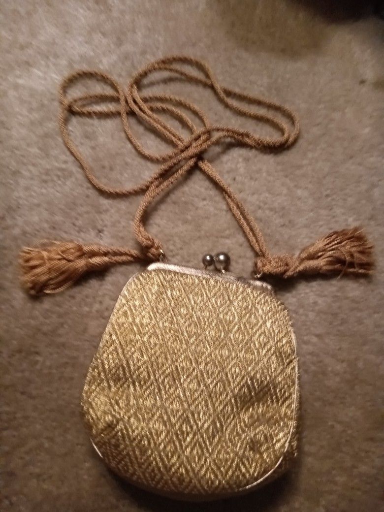 Judith Libuer Little Gold Hand Purse