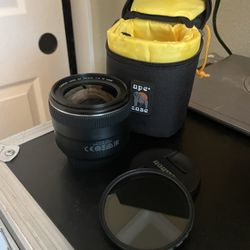 Canon Lens - EF 35mm f/2 IS USM - LIKE NEW + Variable ND Filter + Lens Case