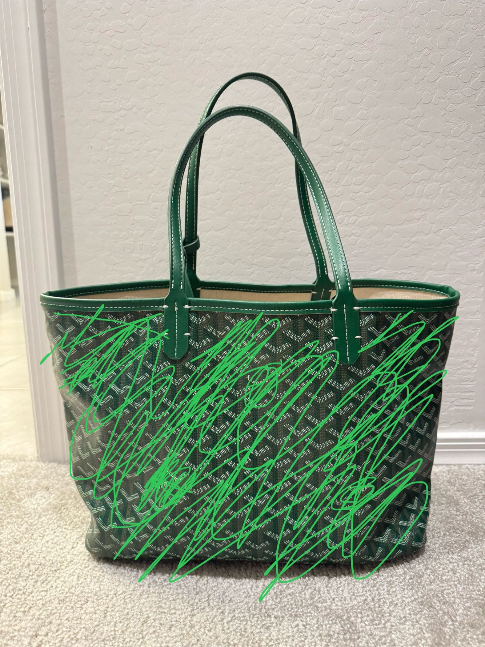 Green Tote Purse