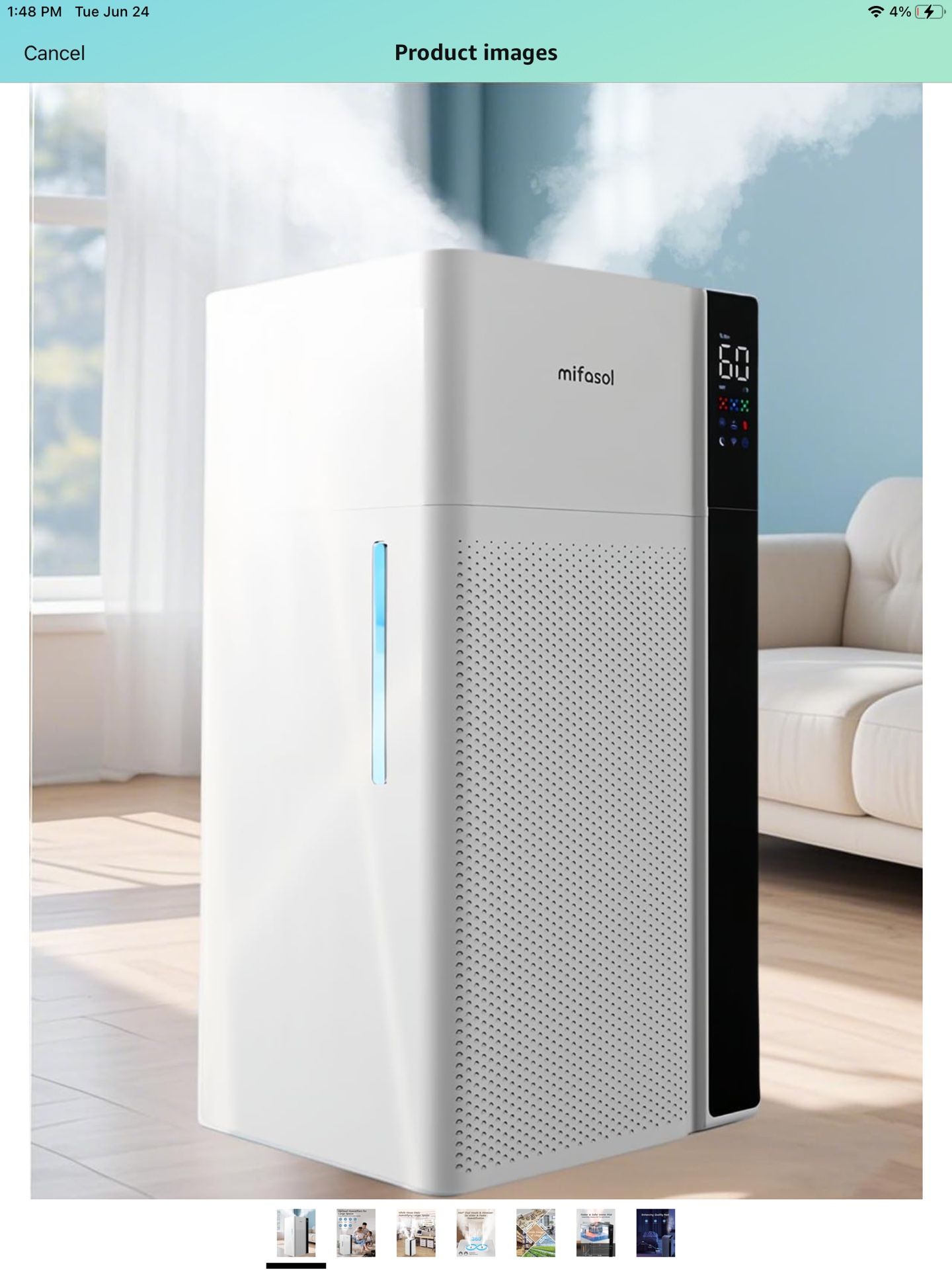 **Brand New In Box** Humidifiers for Bedroom Large Room, 5.3Gal/20L