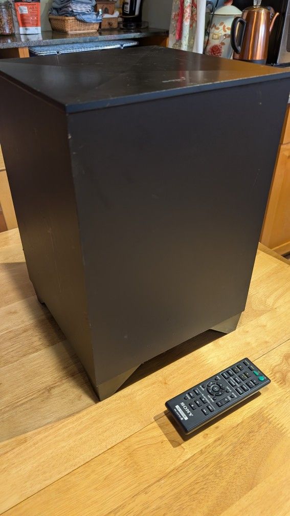 Sony SA-WCT660 subwoofer and RM-ANP109 remote