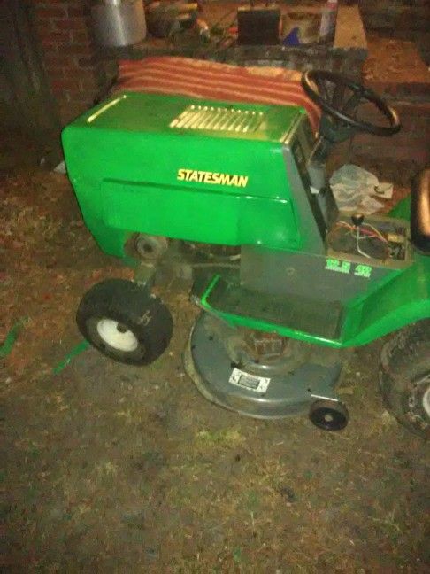 Statesman riding lawn tractor
