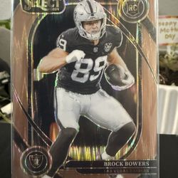 Brock Bowers copper rookie card