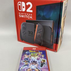 NINTENDO SWITCH 2 NEW/SEALED WITH DRAGON BALL Z GAME