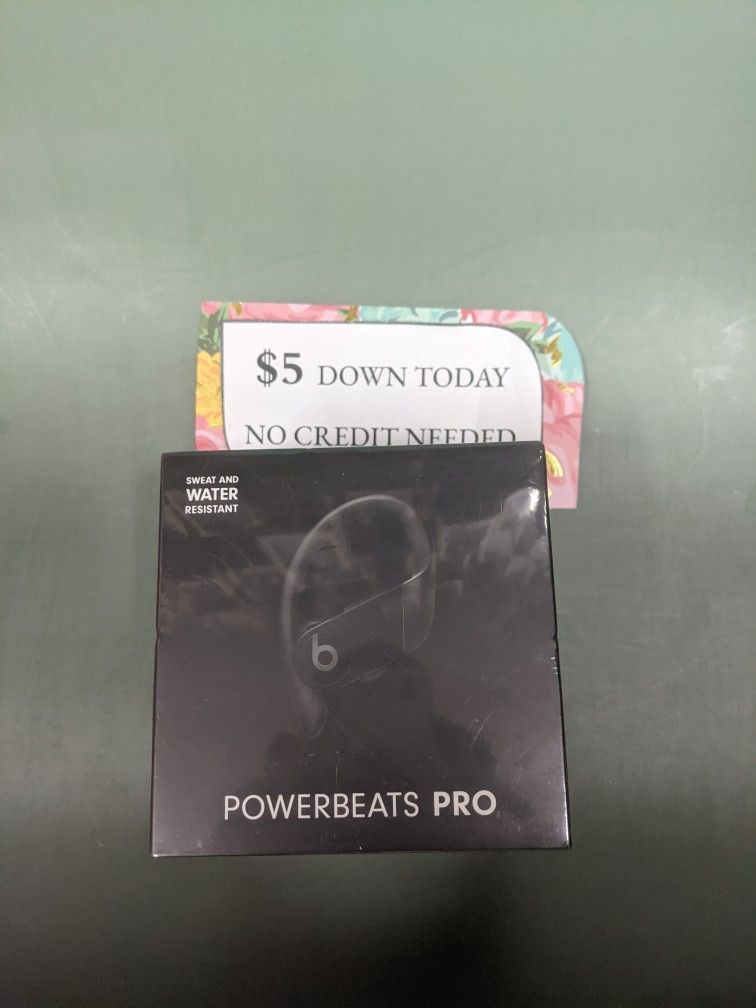 Beats Powerbeats Pro Headphones Brand New - 5 Dollars Down No Credit Needed!