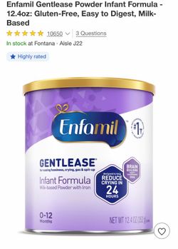 Enfamil gentle ease