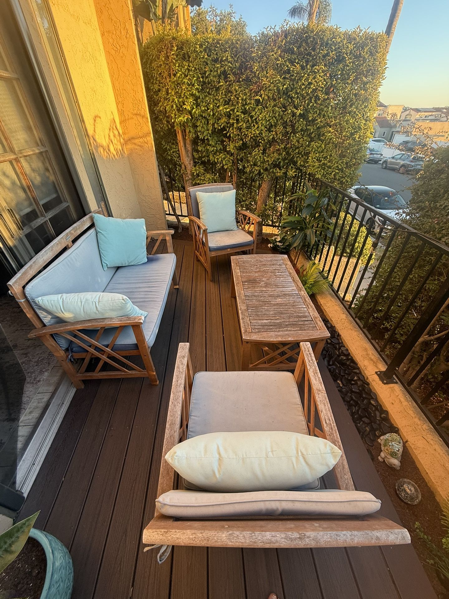 4 Piece Patio Set 
