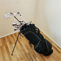 Complete Men's Golf Set – TaylorMade AeroBurner Driver + Callaway Irons + Odyssey Putter + Bag