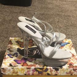 Clear  Stiletto Heels