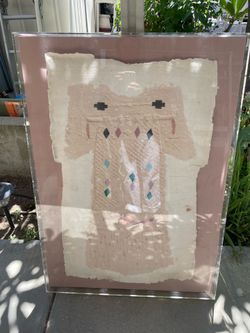 Native framed art work unique design