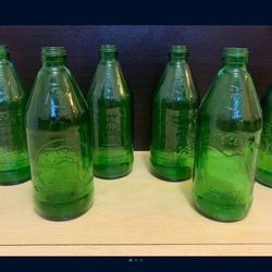 7up 1970s Bicentennial Bottles (x6)