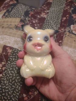 Crystal Pikachu Statuette