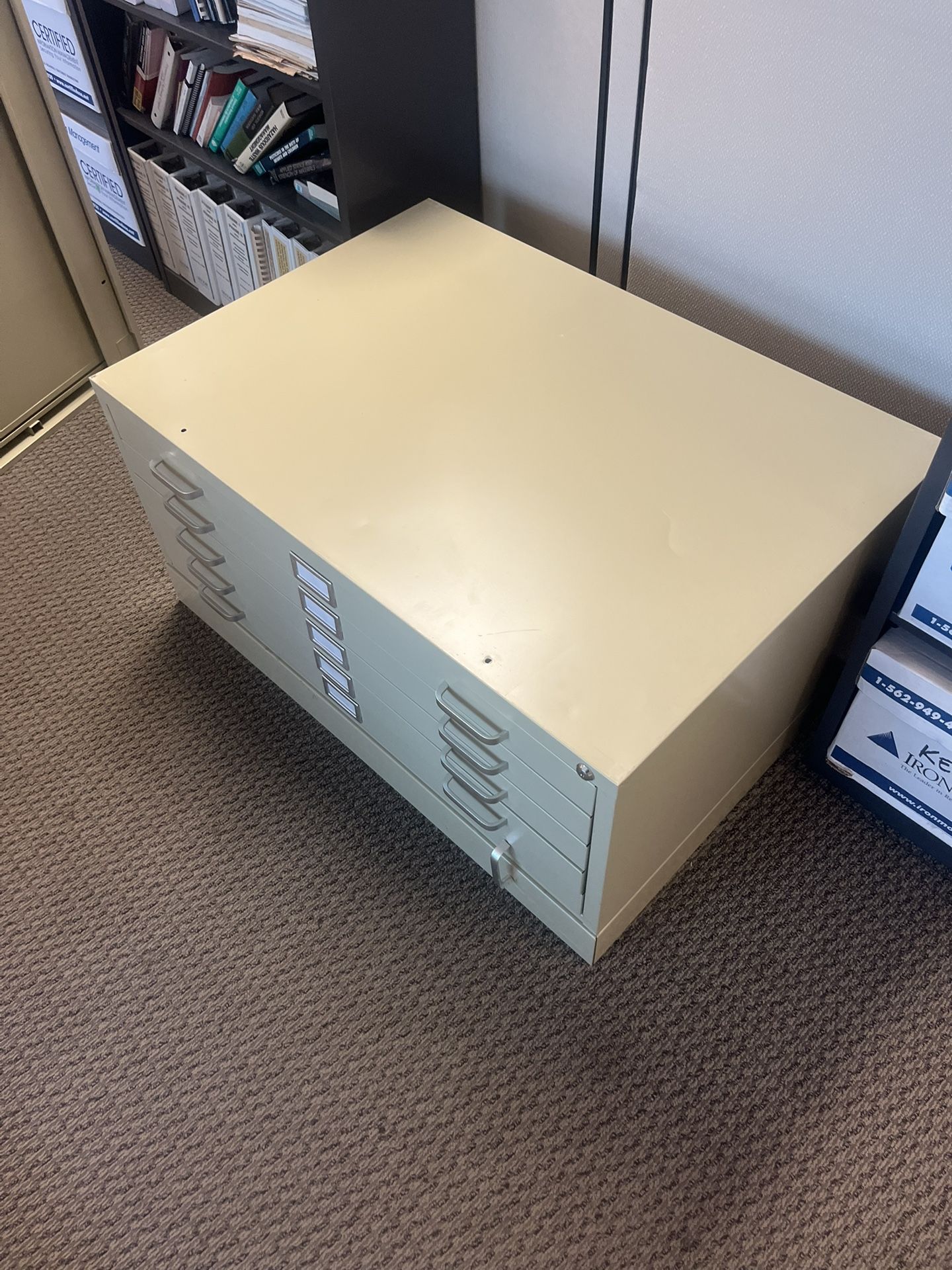 Large Specialty Blueprint Filing Cabinet