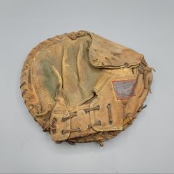 Vintage Rawlings Professional Model DB35 Steve Yeager Catchers Glove