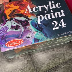 Hissico Acrylic Paint 24 Count