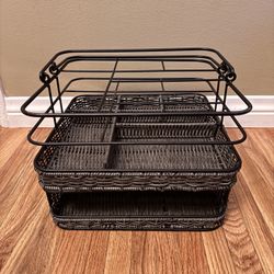 Picnic Basket Caddy Basket