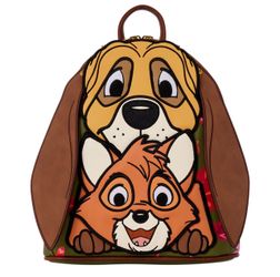 DISNEY D23 Exclusive The Fox and the Hound Tod & Copper Cosplay Mini Backpack
