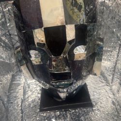 Vintage Mayan Abalone Shell Mask