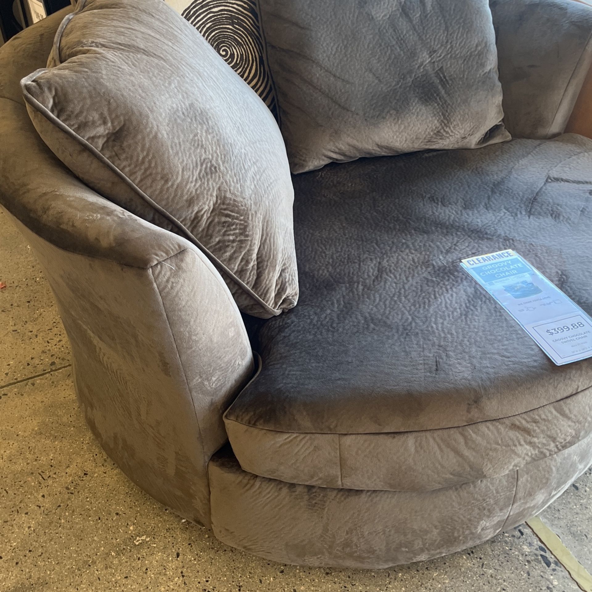Chocolate Swivel Chair