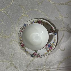 Floral Antique Tea Cup
