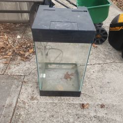 20 Gal Square Tank With Light/lid