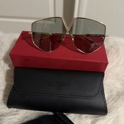 Authentic Valentino shield sunglasses