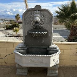New Water Fountain Made Out Of Cement Perfect Gift 