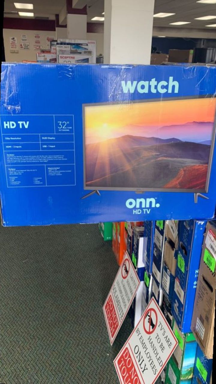 ONN REGULAR TV (non smart TVs) 32” prices vary OIB