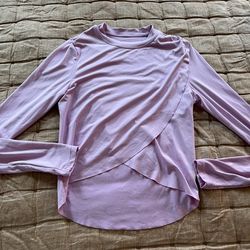 Wilo the label Long sleeve work out layered top size small