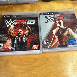 PlayStation 3 / PS3 - WWE 2K15 And 2K16