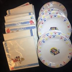 Plates And Napkins  For Kid Party 