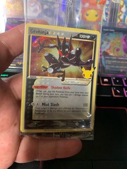 Pokemon promo card
