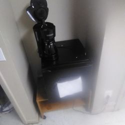 Mini Fridge And Coffee Machine