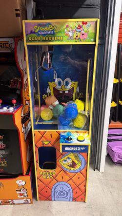 Arcade1Up SpongeBob SquarePants Claw Machine Excellent Condition Pre-Assembled