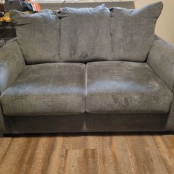 Small Blue Cloth Sofa 