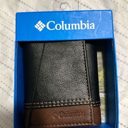 Brand New High Quality Tri Fold Columbia Wallet