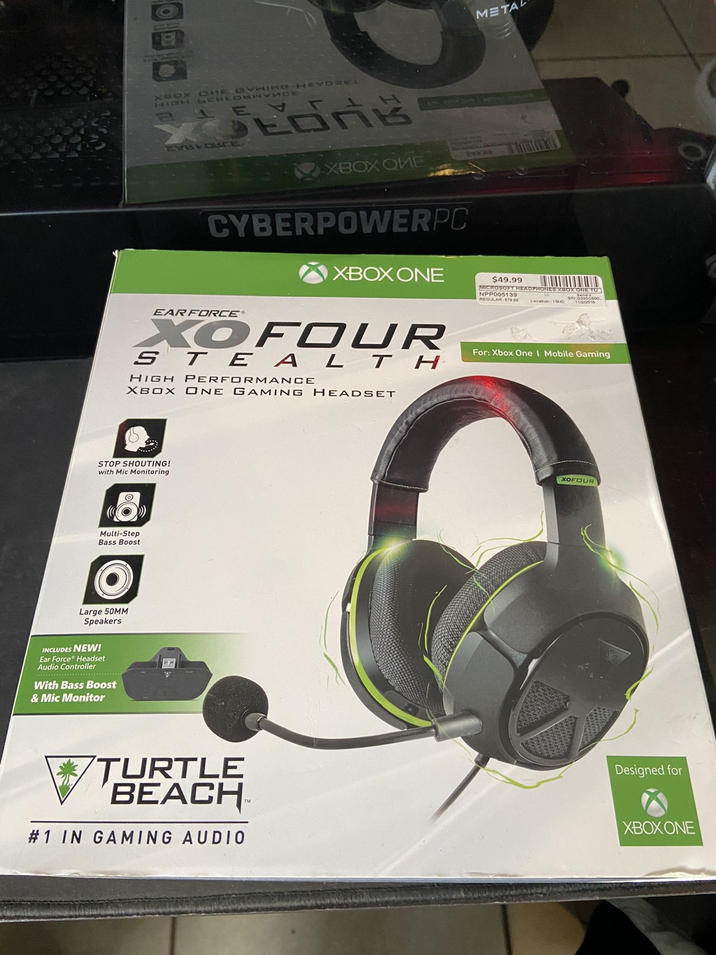 Xbox One XO Four Turtle Beach Gaming headset