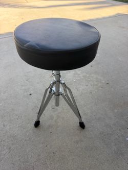 Round Padded Drum Throne / Adjustable Music Stool