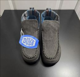 NWT Women's HEY DUDE Denny Crafted Casual Shoes in Black  Size 7
