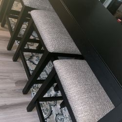 Bar Table Set X3 Stools 