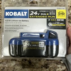 24v KOBALT Lithium-lon Battery